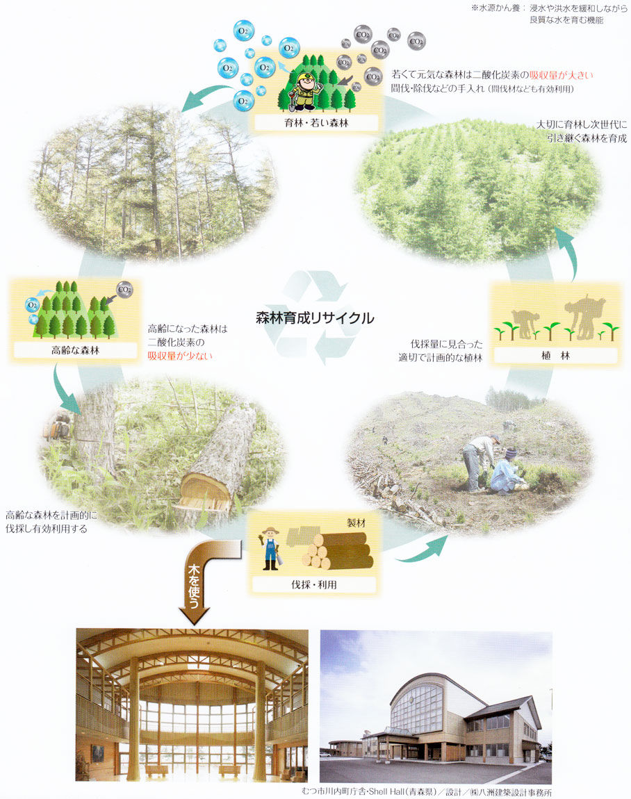 循環型森林資源活用方法