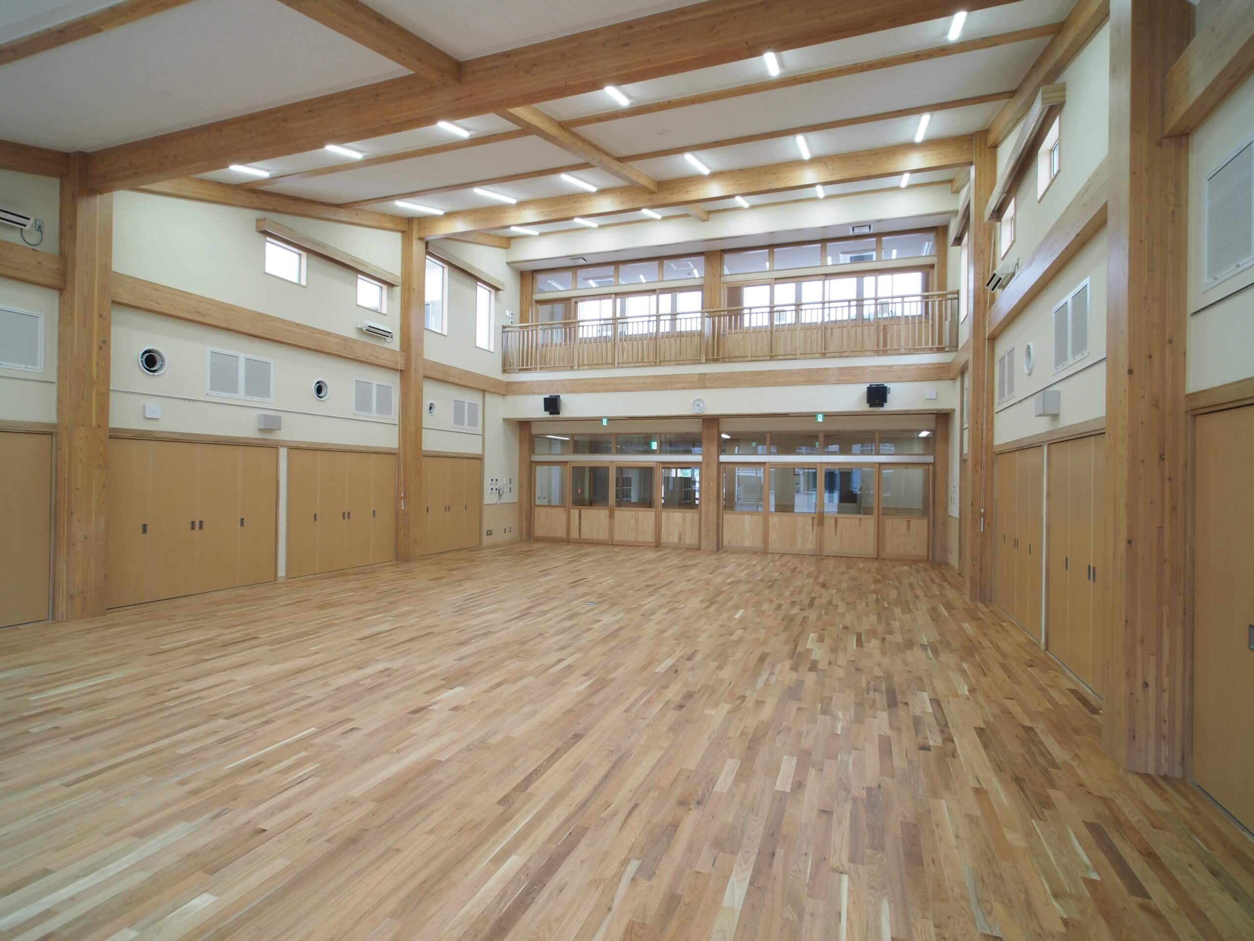 木造建築の施工事例：岩手県立釜石祥雲支援学校 3枚目