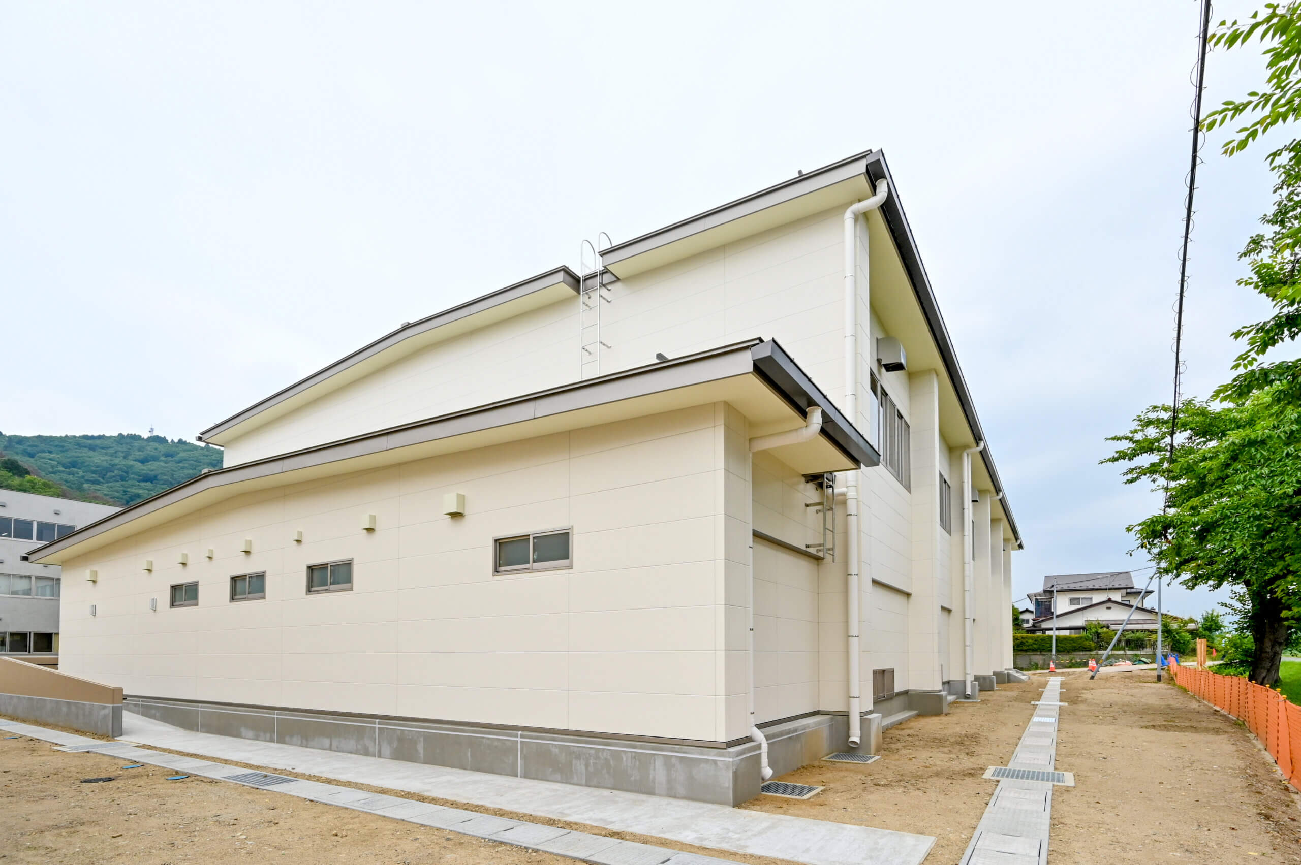 木造建築の施工事例：福島市立ふくしま支援学校　屋内運動場 3枚目