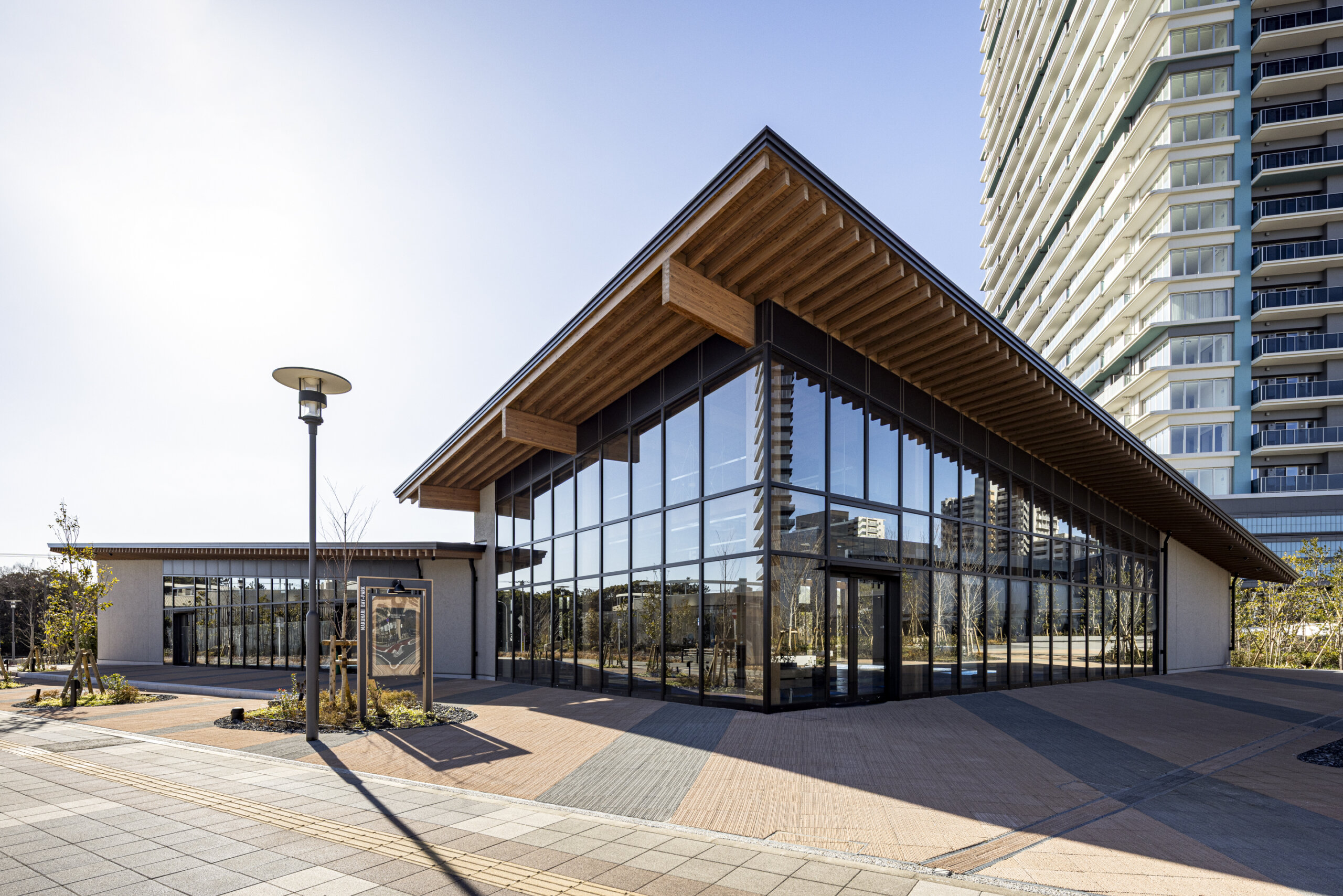 木造建築の施工事例：幕張ベイパーク 若葉住宅地区 B-4街区 低層棟 4枚目