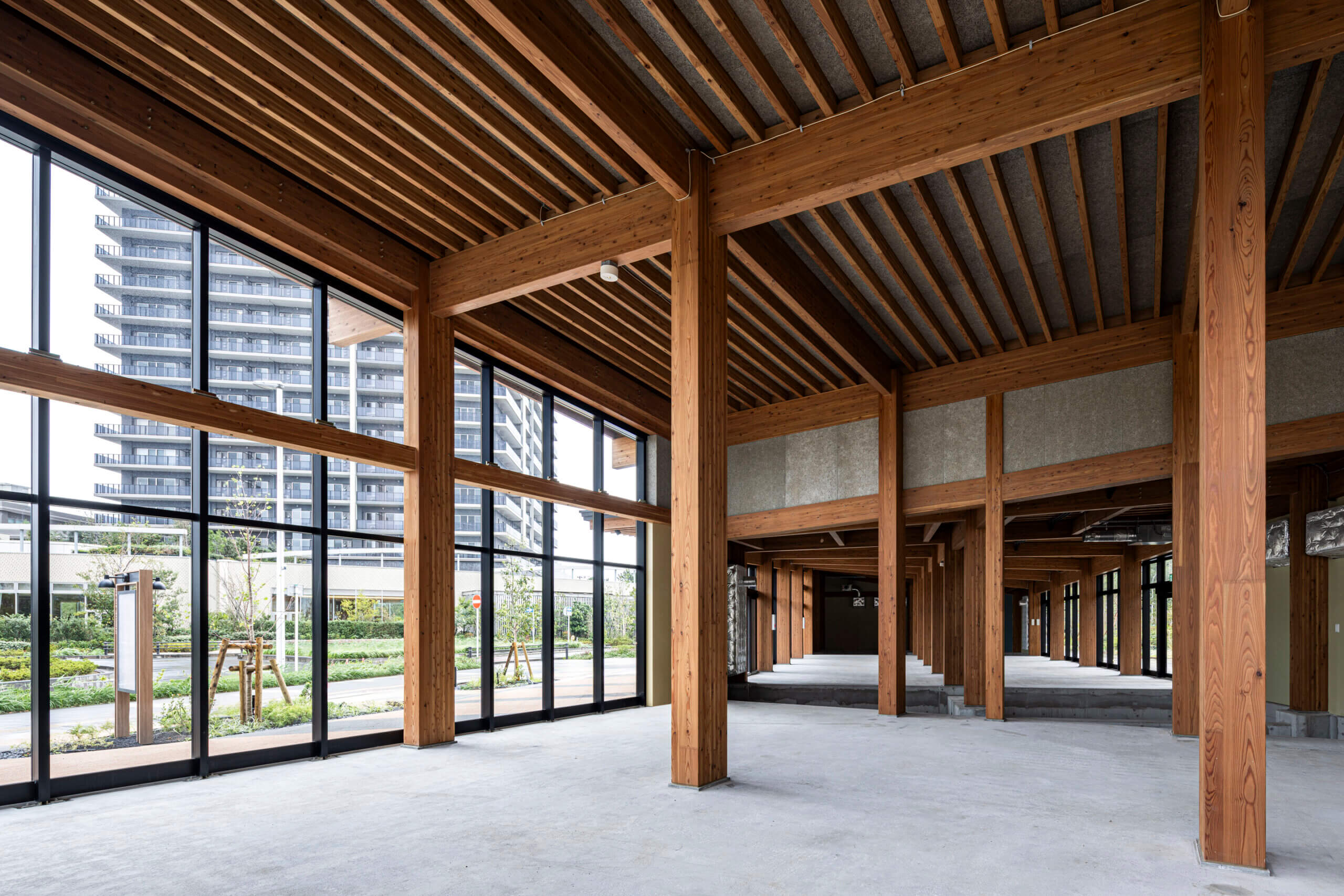 木造建築の施工事例：幕張ベイパーク 若葉住宅地区 B-4街区 低層棟 3枚目